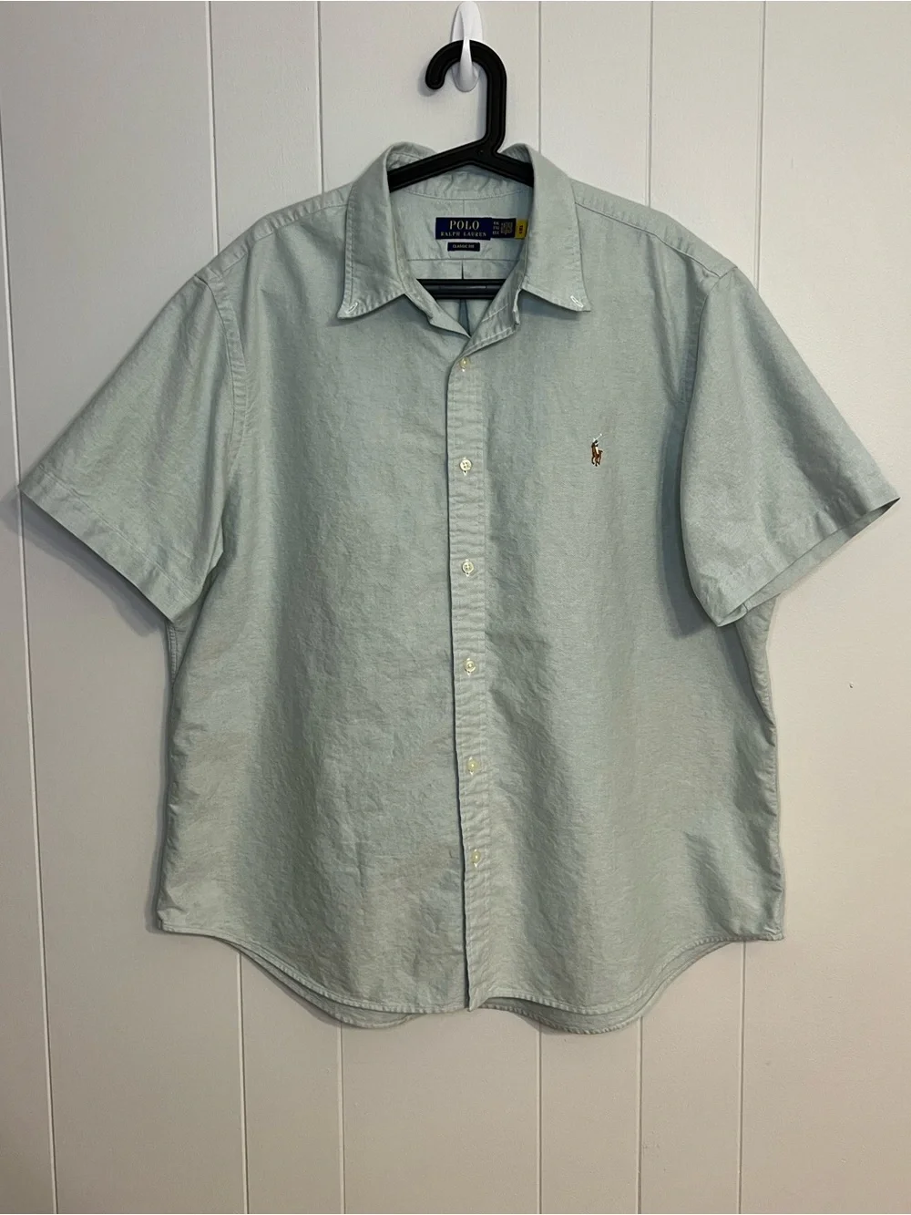 Polo Ralph Lauren Classic Fit Short-Sleeve Oxford Shirt Size XXL